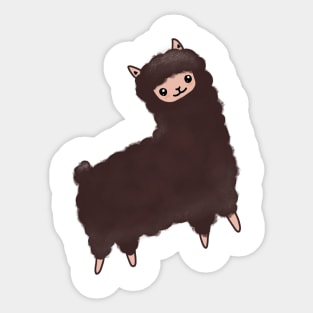 Little dear llama Sticker